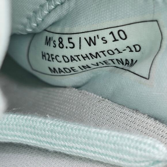 Kizik Athens Shoes Womens 10 Mint Green Knit Hands Free Slip On Lace Up Sneakers - Picture 9 of 9